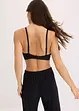 Vadderad bralette utan bygel med ekologisk bomull (2-pack), bonprix