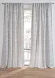 Mönstrad gardinlängd i jacquard (1-pack), bonprix
