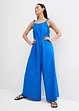 Jumpsuit i linne och viskos, bonprix