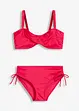 Balconettebikini i glansigt material (2 delar), bonprix