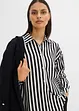 Skjortblus i fin satin, bonprix