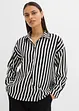 Skjortblus i fin satin, bonprix