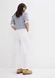 Wide Leg Jeans, High Waist, cropped, bonprix