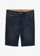 Stretchiga jeansshorts, smal passform, bonprix