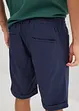 Dra på-shorts i linneblandning, Regular Fit, bonprix