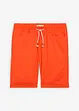 Dra på-shorts i linneblandning, Regular Fit, bonprix