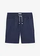 Dra på-shorts i linneblandning, Regular Fit, bonprix