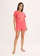 Pyjamas med shorts, av ren bomull, bonprix