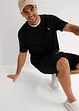 T-shirt och trikåbermudas av ren bomull (2 delar), bonprix