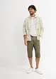 Långa shorts med tvättade effekter, Regular Fit, bonprix