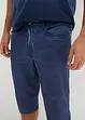 Långa shorts med tvättade effekter, Regular Fit, bonprix