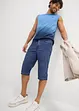 Långa shorts med tvättade effekter, Regular Fit, bonprix