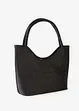 Shoppingväska med halmlook, bonprix