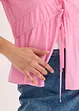 Blus med knytband, bonprix