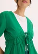 Blus med knytband, bonprix