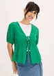 Blus med knytband, bonprix