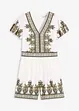 Jumpsuit med lin, bonprix