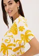 Blus i one-shoulder-modell av viskos med struktur, bonprix