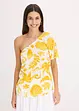 Blus i one-shoulder-modell av viskos med struktur, bonprix