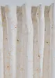 Blommönstrad gardin i återvunnen polyester (1-pack), bonprix