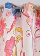 Gardin av återvunnen polyester med blommönster (1-pack), bonprix