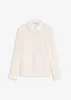 Transparent blus med struktur, bonprix