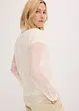 Transparent blus med struktur, bonprix
