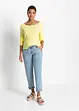 Barrel Jeans Mid Waist, med bekväm midja, bonprix