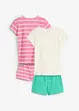 Pyjamas med shorts (4 delar), bonprix