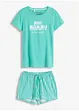 Pyjamas med shorts, bonprix