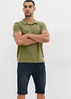 Stretchiga jeansshorts, smal passform, bonprix