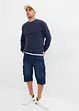 Jeansshorts med cargofickor, Relaxed Fit, bonprix