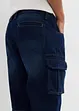Jeansshorts med cargofickor, Relaxed Fit, bonprix