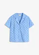 Moderiktig blus med hålbroderi, bonprix