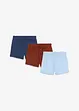 Jerseyshorts i ren ekologisk bomull för bebisar (3-pack), bonprix