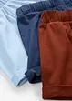 Jerseyshorts i ren ekologisk bomull för bebisar (3-pack), bonprix