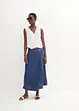 Bluslinne med omlottlook i rent linnematerial, bonprix