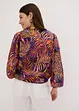 Mönstrad chiffongblus, bonprix