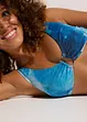 Bikini (2 delar) i glittrigt material, bonprix