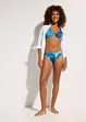 Bikini (2 delar) i glittrigt material, bonprix