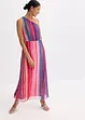 One shoulder-klänning i mjuk mesh, bonprix