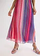 One shoulder-klänning i mjuk mesh, bonprix