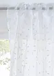 Gardin med återvunnen polyester och glansigt tryck (1 styck), bonprix