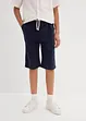Dra på-shorts i material med linneandel, Regular Fit, bonprix