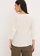 Blus med knytband, bonprix