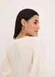Blus med knytband, bonprix
