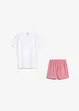 Pyjamas med shorts av muslin (2 delar), bonprix