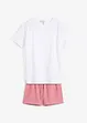Pyjamas med shorts av muslin (2 delar), bonprix