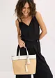 Shoppingväska med halmlook, bonprix