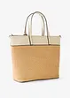 Shoppingväska med halmlook, bonprix